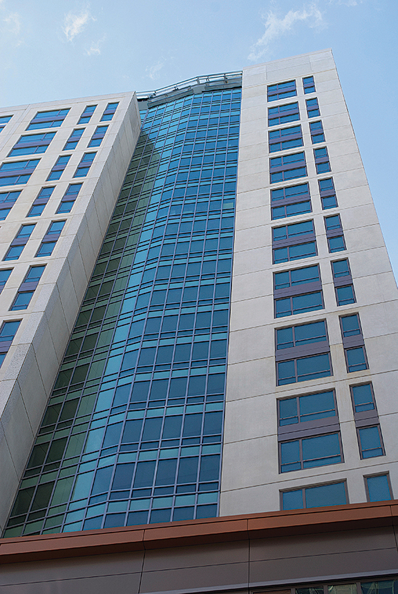 1 hour Fire resistive GPX curtain wall with dynamic curtain wall testing