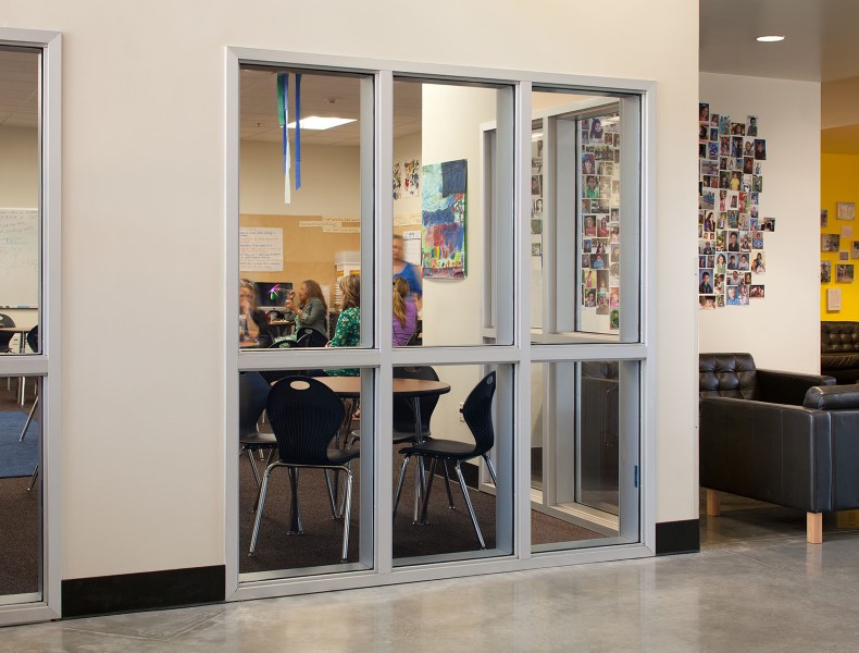 1 hour corridors with 45-minute fire protective openings with SuperLite II-XL 45 in GPX Builders Series Framing